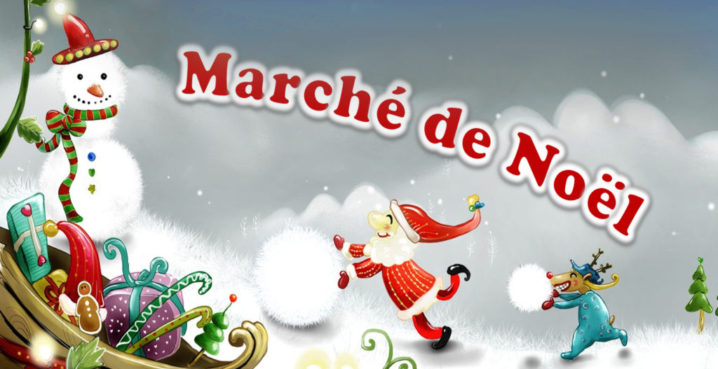 Programme du marché de Noel le 18 décembre