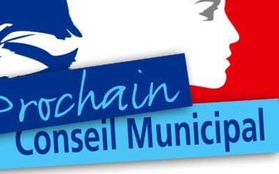 Prochain conseil munucipal le 23 février à 20 h