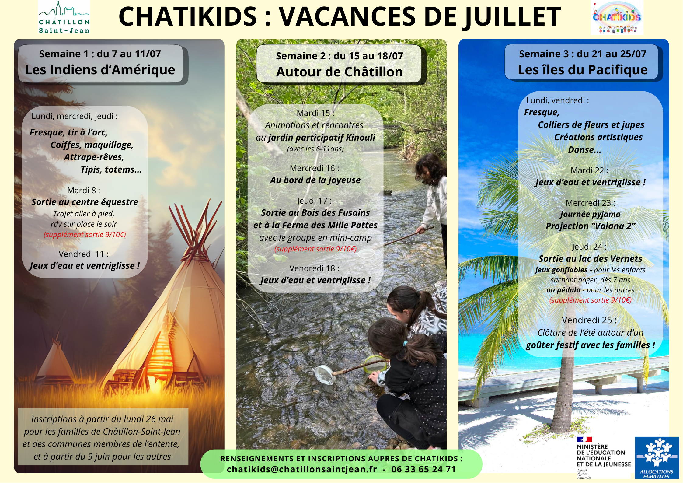 Vacances juillet